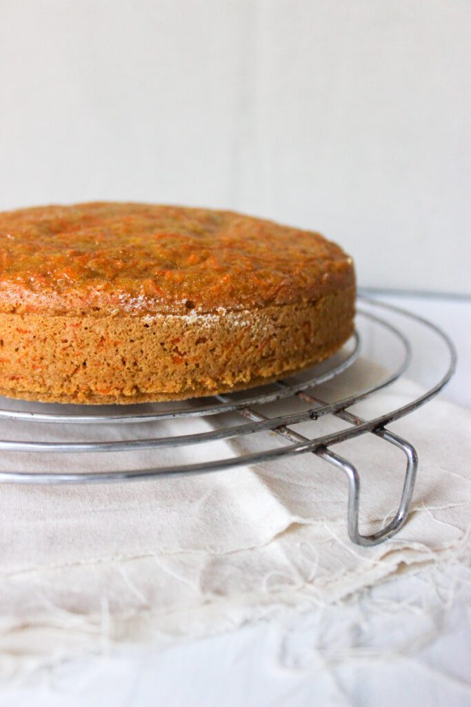 Pastel de zanahoria vegano Lucía Comparada