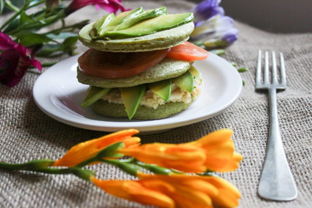 hot cake de guisantes