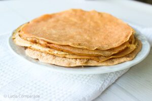 Crepes de lentejas rojas receta sencilla