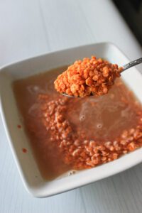 remojar las lentejas