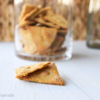 crackers de garbanzos