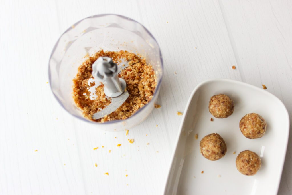 bolitas de nuez sin horno