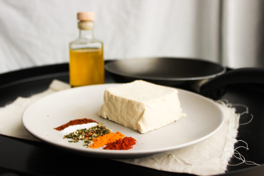 Tofu y especias 