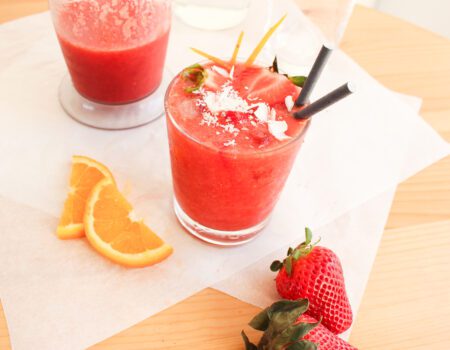 batido de fresa