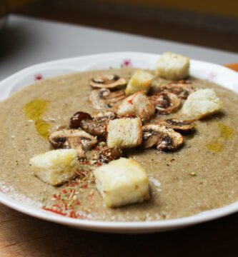 crema de champiñones