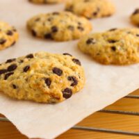 galletas veganas con chispas de chocolate