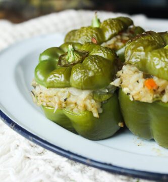 pimientos rellenos arroz