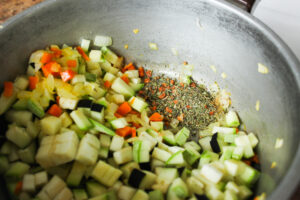 vegetales con hierbas